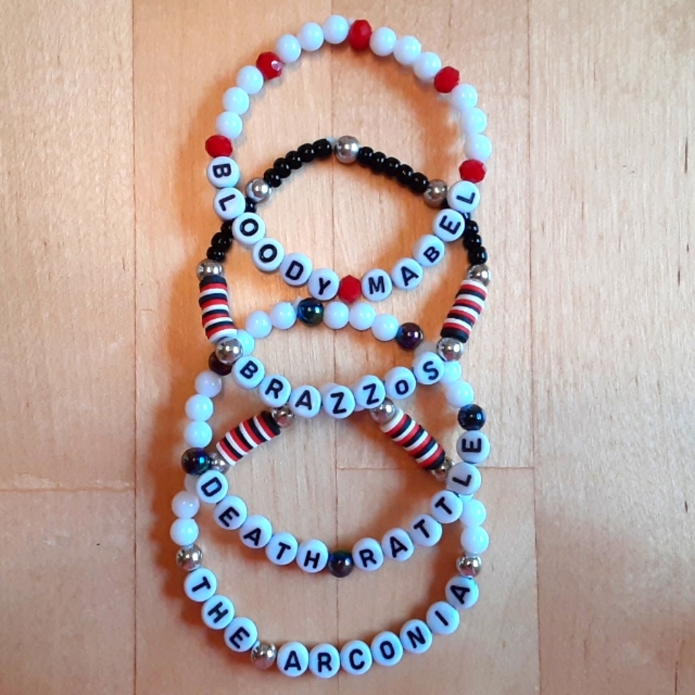 Only Murders in the Building - Set of 4 Handmade Beaded Bracelets